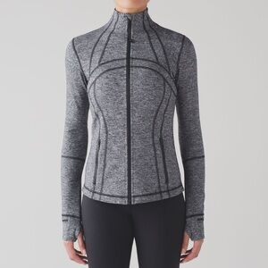 Lululemon Define Jacket Luon in Heathered Black size 8